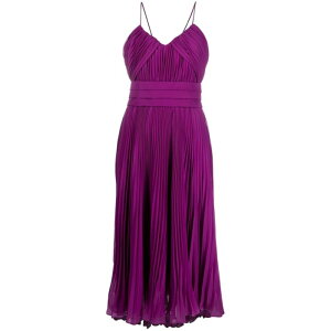 Max Mara �}�b�N�X�}�[�� ���f�B�[�X �����s�[�X�E�h���X�E�I�[���C������ 2312210337600CLARINO057 MAX MARA PIANOFORTE Dresses Purple Blue and green 38 40 42 �y���������E�֐ō��z