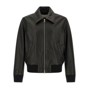 AMI Paris �A�~�p���X �����Y ���U�[&�t�@�[�W���P�b�g�E�R�[�g HJK850LH0044001 'Ami de Coeur' leather bomber jacket Black 3XL 4XL 5XL L M S XL XS 2XL 2XS �y���������E�֐ō��z