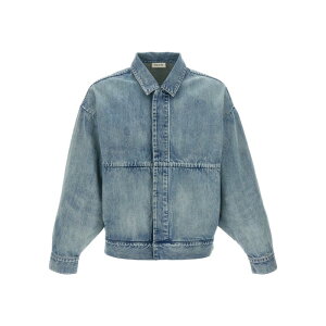 Fear of God �t�B�A�I�u�S�b�h �����Y �J�W���A���W���P�b�g FGE230318DNMMEDIUMINDIGO 'Denim Trucker' jacket Blue L M �y���������E�֐ō��z