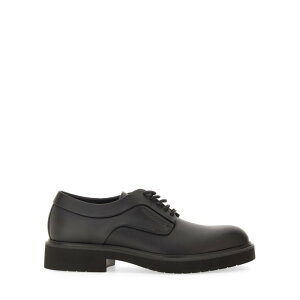 FERRAGAMO �t�F���K�� �����Y ���[�X�A�b�v 774504027993004 DERBY WITH ORNAMENT BLACK 81/2 61/2 91/2 71/2 7.5 6.5 8.5 9 9.5 10 7 8 �y���������E�֐ō��z