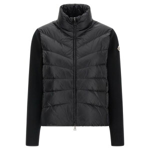 Moncler N[ fB[X _EWPbgER[g K20939B00024M1131999 Tricot sleeve down jacket Black L M S XS 3XL 4XL 5XL XL 2XL 2XS yE֐ōz