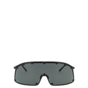 Rick Owens ���b�N �I�E�G���X �����Y �T���O���X�E�A�C�E�F�A RG0000001GBLKB0909 'Shielding' sunglasses Black onesize IT0 �y���������E�֐ō��z