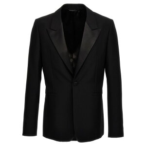 GIVENCHY �W�o���V�B �����Y �u���U�[�E�W���P�b�g BM30EW14DL001 'Peack Lapel' blazer Black IT48 IT50 IT52 50 52 48 �y���������E�֐ō��z