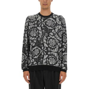 VERSACE FT[`F Y jbgEZ[^[EJ[fBK 10102401A076122B050 BAROQUE VANISE MESH MULTICOLOUR 50 52 yE֐ōz