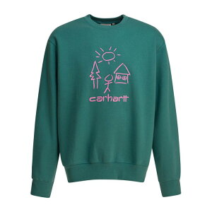 yyVC[OXӍՍő80%OFF+P2{~zCarhartt WIP J[n[g Y XEFbgEt[fB[ I03519933MXX03 "Masterpiece" sweatshirt Green L M S XL XS yE֐ōz