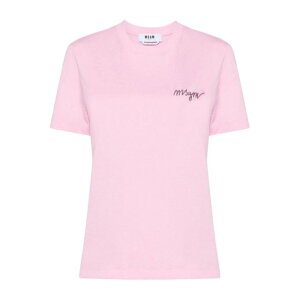 MSGM �G���G�X�W�[�G�� ���f�B�[�X T�V���c�E�J�b�g�\�[ 3641MDM54024700212 T-shirt Nude & Neutrals 2XS �y���������E�֐ō��z
