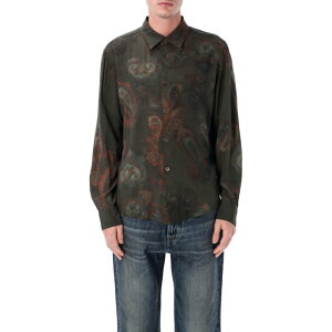 OUR LEGACY �A���[���K�V�[ �����Y �V���c�E�u���E�X M2262BFPDG Our Legacy T-shirts and Polos Green Blue and green 48 50 52 46 �y���������E�֐ō��z