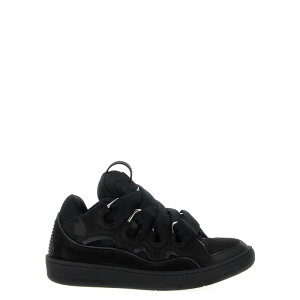 LANVIN �����o�� �����Y �X�j�[�J�[ FUSKDK12DRAGP251010 'Curb' sneakers Black IT40 IT41 IT43 IT46 IT47 IT42 IT44 IT45 IT48 36 37 38 39 40 41 42 43 44 45 46 �y���������E�֐ō��z