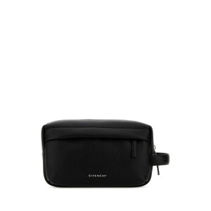 GIVENCHY �W�o���V�B �����Y �N���b�`�o�b�O�E�|�[�` BK60FWK18A001 Black leather U Backpack beauty case Black onesize �y���������E�֐ō��z