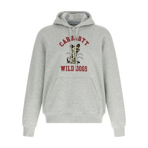 yyVC[OXӍՍő80%OFF+P2{~zCarhartt WIP J[n[g Y XEFbgEt[fB[ I035625482XX 'Wild Dog' hoodie Gray L M S XL yE֐ōz