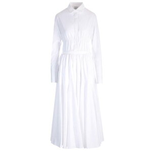 Patou �p�g�D ���f�B�[�X �����s�[�X�E�h���X�E�I�[���C������ DR1350017001W Cotton midi shirt dress White FR34 FR36 FR38 FR30 FR32 FR40 FR42 FR44 FR46 FR48 FR50 FR52 FR54 34 38 �y���������E�֐ō��z
