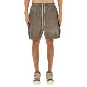 Rick Owens DRKSHDW ���b�N �I�E�G���X �_�[�N�V���h�E �����Y �V���[�g�p���c DU01E3383CVS34 ZIPPERED BOXER SHORTS DOVE M S L �y���������E�֐ō��z