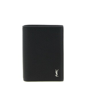 Saint Laurent �T�����[���� �����Y ���z�E�J�[�h�P�[�X 847958AAELP1000 'Tiny Cassandre' card holder Black onesize IT0 �y���������E�֐ō��z