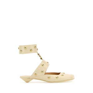 �y�y�V�X�[�p�[�Z�[�� �ő�80%OFF+P2�{~�zChloe �N���G ���f�B�[�X �p���v�X�E�n�C�q�[�� CHC24W05QOL122 Ivory leather Jade sabot White 36 37 38 39 40 �y���������E�֐ō��z