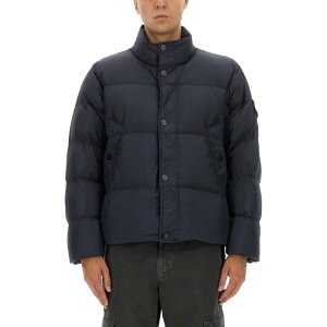 STONE ISLAND �X�g�[���A�C�����h �����Y �_�E���W���P�b�g�E�R�[�g 4100010S0A23V0020 DOWN JACKET CRINCKLE REPS BLUE 2XL L M XL S �y���������E�֐ō��z