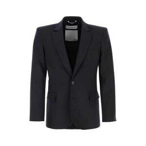 Valentino Garavani ���@�����e�B�m �����Y �u���U�[�E�W���P�b�g 4V3CEF618EJ598 Midnight blue wool blazer Blue 48 50 52 �y���������E�֐ō��z