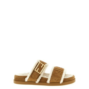 FENDI �t�F���f�B ���f�B�[�X �T���_�� 8X8710AY9RF1TOO 'Fendi Feel' sandals Beige 36 36.5 37 37.5 38 38.5 39 39.5 40 41 �y���������E�֐ō��z