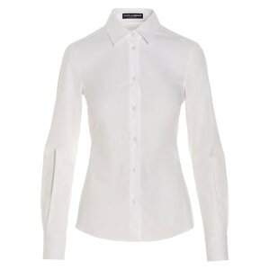 Dolce & Gabbana �h���`�F�K�b�o�[�i ���f�B�[�X �V���c�E�u���E�X F5G19TFUEEEW0800 'Essential' shirt White IT38 IT40 IT42 IT44 IT46 IT48 IT50 IT52 52 50 48 46 38 40 42 44 �y���������E�֐ō��z