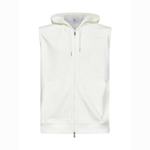 Brunello Cucinelli �u���l���E�N�`�l�� �����Y �X�E�F�b�g�E�t�[�f�B�[ MW8639079GC7220 Brunello Cucinelli Sweaters White L M XL 2XL �y���������E�֐ō��z