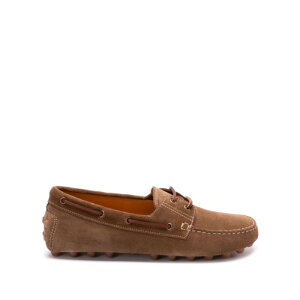 Tod's gbY Y [t@[ XXM52K05300RE0S818 SUEDE GOMMINO BUBBLE LACE-UP BOAT LOAFERS S818 71/2 81/2 91/2 9.5 11 5 10 6 6.5 7 7.5 8 8.5 9 5.5 yE֐ōz