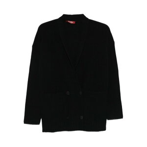 Max Mara Studio �}�b�N�X�}�[�� �X�e���f�B�I ���f�B�[�X �j�b�g�E�Z�[�^�[�E�J�[�f�B�K�� 2526346012600009 Max Mara Studio Sweaters Black Blacks and greys M S �y���������E�֐ō��z