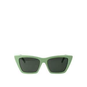 yyVC[OXӍՍő80%OFF+P2{~zSaint Laurent T[ fB[X TOXEACEFA SL276MICA057 Sunglasses Green 55 yE֐ōz