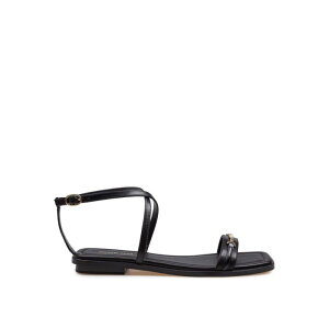 MICHAEL KORS �}�C�P���E�R�[�X ���f�B�[�X �T���_�� 40S5LEFS1L001 Sandal Lena Flat in black leather Black 10 6 8 8.5 7 7.5 9 6.5 �y���������E�֐ō��z