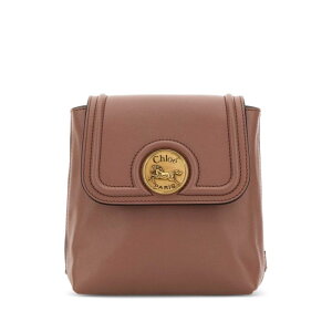 Chloe �N���G ���f�B�[�X �o�b�N�p�b�N CH26SP581O3726S Antiqued pink leather Horse Medal backpack Pink onesize �y���������E�֐ō��z