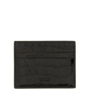 TOM FORD gtH[h Y zEJ[hP[X Y0414LCL439S1B087 Crocodile leather card holder Brown onesize yE֐ōz
