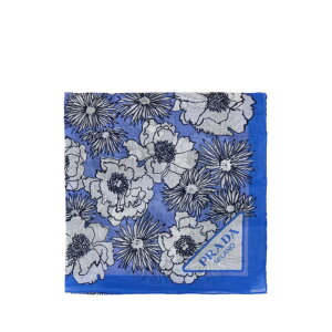 Prada �v���_ ���f�B�[�X �X�J�[�t�E�}�t���[ 1FF0272CXVF0076 Printed cotton foulard Printed onesize �y���������E�֐ō��z