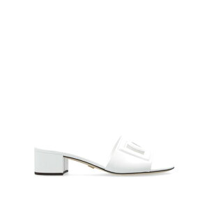 Dolce & Gabbana �h���`�F�K�b�o�[�i ���f�B�[�X �T���_�� CR1755AY32980001 Heeled Slides Bianco White 37.5 37 36 40 39 38.5 38 39.5 40.5 41 �y���������E�֐ō��z