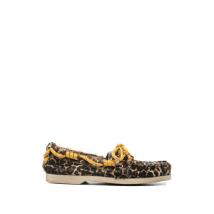 Golden Goose �S�[���f���O�[�X ���f�B�[�X ���[�t�@�[ GWF00883F00831981487 LEOPARD-PRINT PONY SKIN CRUISE LOAFERS WITH HIKING CORD 81487 BEIGE BROWN BLACK 36 37 38 39 40 41 �y���������E�֐ō��z