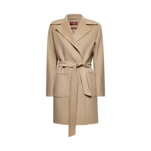 yyVX[p[Z[ ő75%OFF+P2{zMax Mara Studio }bNX}[ XefBI fB[X R[gE_E 2516011021600VALDA066 Max Mara Studio Coats Beige 34 36 38 40 yE֐ōz
