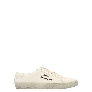 Saint Laurent �T�����[���� ���f�B�[�X �X�j�[�J�[ 610648GUP109113 'Court SL/06' sneakers White 371/2 361/2 381/2 391/2 IT35 IT351/2 IT36 IT361/2 IT37 IT371/2 IT38 IT381/2 IT39 IT391/2 IT40 IT41 39 36 37 35 38 40 41 39.5 38.5 35.5 36... �y