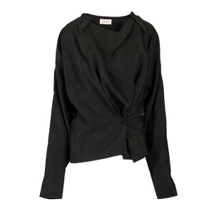 LEMAIRE �����[�� ���f�B�[�X �V���c�E�u���E�X TO1081 Twisted top Black FR30 FR32 FR34 FR36 FR38 FR40 FR42 FR44 FR46 FR48 FR50 FR52 FR54 �y���������E�֐ō��z