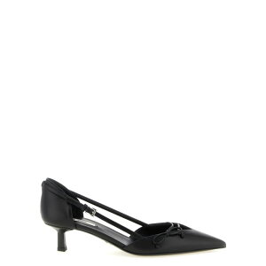 Prada �v���_ ���f�B�[�X �p���v�X�E�n�C�q�[�� 1I442OFB045011F0002 Open pumps Black 36.5 37 37.5 38 38.5 39 40 41 36 35 35.5 39.5 �y���������E�֐ō��z