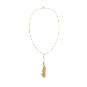 forte_forte �t�H���e �t�H���e ���f�B�[�X �l�b�N���X 14175F48A1014 Pearl and fringe sculpture necklace Gold onesize IT0 �y���������E�֐ō��z