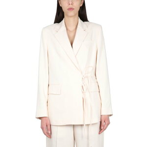 MSGM �G���G�X�W�[�G�� ���f�B�[�X �u���U�[�E�W���P�b�g 3441MDG1223710104 VISCOSE BLAZER IVORY 42 40 �y���������E�֐ō��z