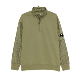 C.P. Company シーピーカンパニー メンズ スウェット・フーディー 19CMSS052A005835M652 CP COMPANY Sweaters Green Blue and green L M XL 【送料無料・関税込】
