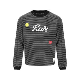 アンダーソン ベル Andersson Bell Kurt Stripe Black Striped Cotton T-Shirt ATB1247MBLK Men Tシャツ・カットソー Black L M S 【送料無料・関税込】