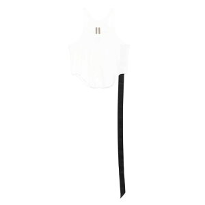 Rick Owens DRKSHDW ���b�N �I�E�G���X �_�[�N�V���h�E ���f�B�[�X �^���N�g�b�v�E�L���~�\�[�� DS02E7100RN11 RICK OWENS DRKSHDW Top White Light and natural L M S XS �y���������E�֐ō��z