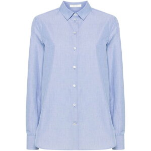 The Row UEE fB[X VcEuEX 7504W3231SBL The Row Shirts Clear Blue Blue and green 4 6 yE֐ōz
