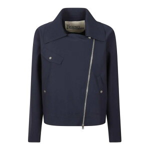 Herno �w���m ���f�B�[�X �J�W���A���W���P�b�g GI000269D9200 Tech Fabric Jacket Blue 44 46 40 42 �y���������E�֐ō��z