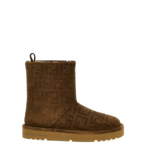 FENDI �t�F���f�B ���f�B�[�X �u�[�c 8T8606ASA1F0C23 'Apres Chic' ankle boots Brown IT36 IT37 IT38 IT39 IT40 331/2 341/2 351/2 361/2 371/2 381/2 391/2 401/2 411/2 421/2 431/2 35 36 37 38 39 40 36.5 37.5 38.5 41 39.5 33 34 42 43 �y��������