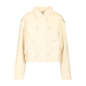 self-portrait ZtE|[gCg fB[X JWAWPbg PF25818JCCREAM Floral beaded denim jacket White UK8 UK10 UK12 UK0 UK2 UK4 UK6 UK14 UK16 UK18 UK20 UK22 UK24 yE֐ōz