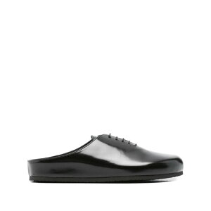 JACQUEMUS WbNX fB[X T_ FOW00187AC18A07990 LES MULES DERBIE IN PATENT LEATHER 990 BLACK 36 37 38 39 40 41 yE֐ōz