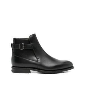 Church's �`���[�` �����Y �u�[�c ETC327FG000009WFF0AAB BUCKLE-FASTENING LEATHER ANKLE BOOTS F0AAB BLACK 6 8 8.5 9 10 �y���������E�֐ō��z