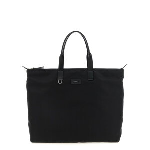 Dolce & Gabbana �h���`�F�K�b�o�[�i �����Y �g�[�g�o�b�O BM2374AN4218B956 Big logo patch shopping bag Black onesize �y���������E�֐ō��z
