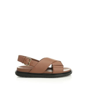 Marni �}���j ���f�B�[�X �T���_�� FBMS015701P3614ZO238 Brown leather Footbed Brown EU36 EU37 EU38 EU39 EU40 EU34 EU35 EU41 EU42 39 40 37 38 36 �y���������E�֐ō��z