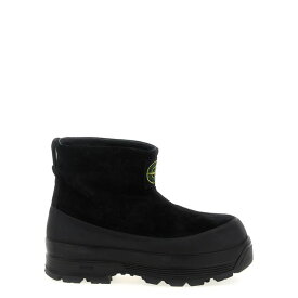 STONE ISLAND ストーンアイランド メンズ ブーツ K2SFWS100120S0172V0029 Suede ankle boots Black 40 41 42 43 44 45 【送料無料・関税込】